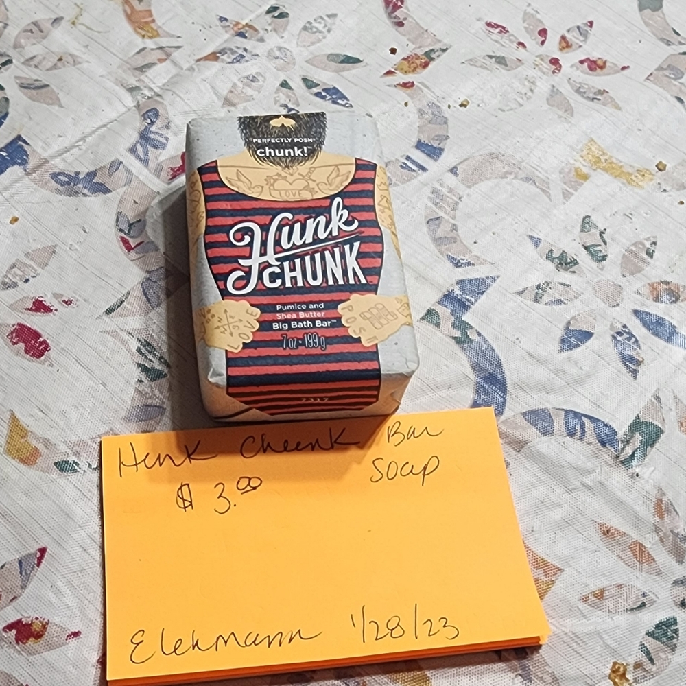 Hunk chunk bar soap